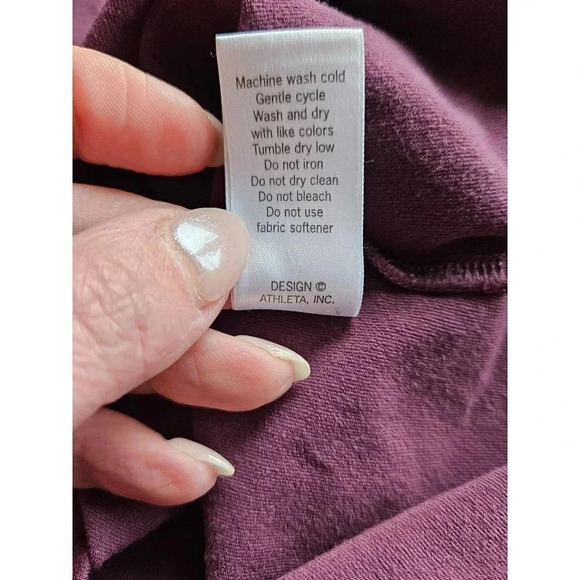 Athleta Lust Tank Mauve‎ Pink Criss Cross Back Size XS - Picture 5 of 7